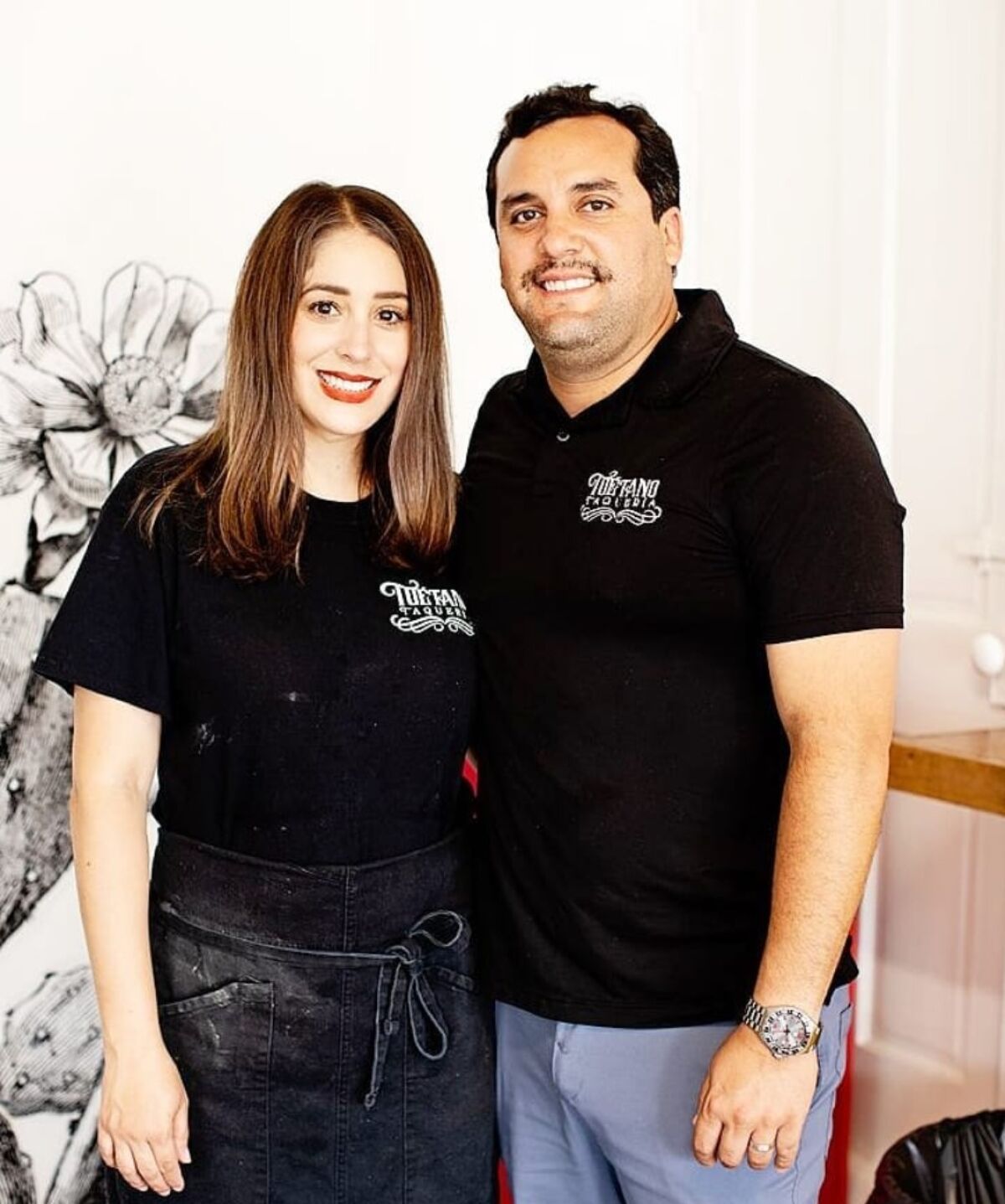 Tuetano Taqueria and Mar Rustico co-owners chef Priscilla Curiel and Fernando Covarrubias.