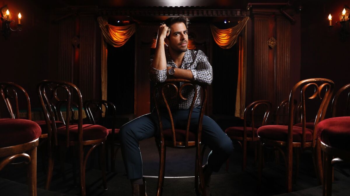 Eli Roth, director of "The House With a Clock in Its Walls," is photographed at the Magic Castle in Hollywood.