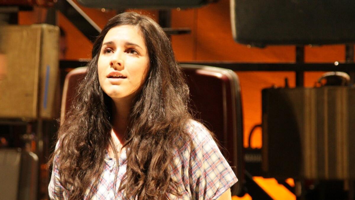 Monika Peña plays the lead role in the musical "Violet" at the Chance Theater.