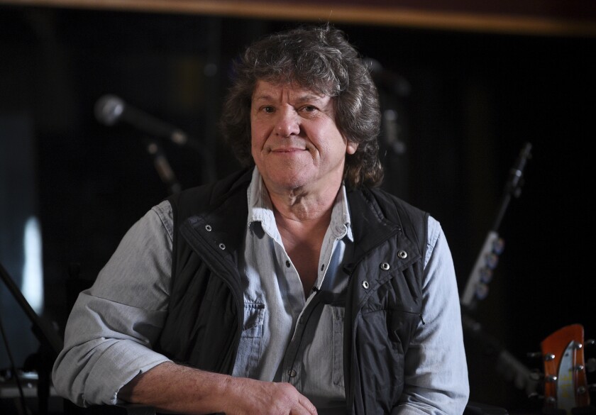 Woodstock co-producer and co-founder, Michael Lang, participates in the Woodstock 50 lineup announcement at Electric Lady Studios, March 19, 2019, in New York. The co-creator and promoter of the 1969 Woodstock music festival that served as a touchstone for generations of music fans, Michael Lang has died. A spokesperson for Lang's family says the 77-year-old had been battling non-Hodgkin lymphoma and passed away Saturday, Jan. 8, 2022 in a New York City hospital. (Photo by Evan Agostini/Invision/AP)