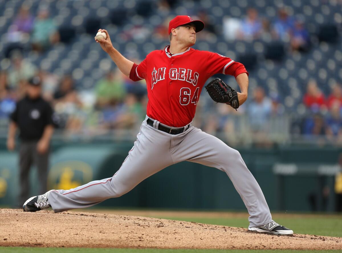 Angels relief pitcher Mike Morin was put on the disabled list because of a laceration on his left foot. The reliever is expected to be activated on Saturday.