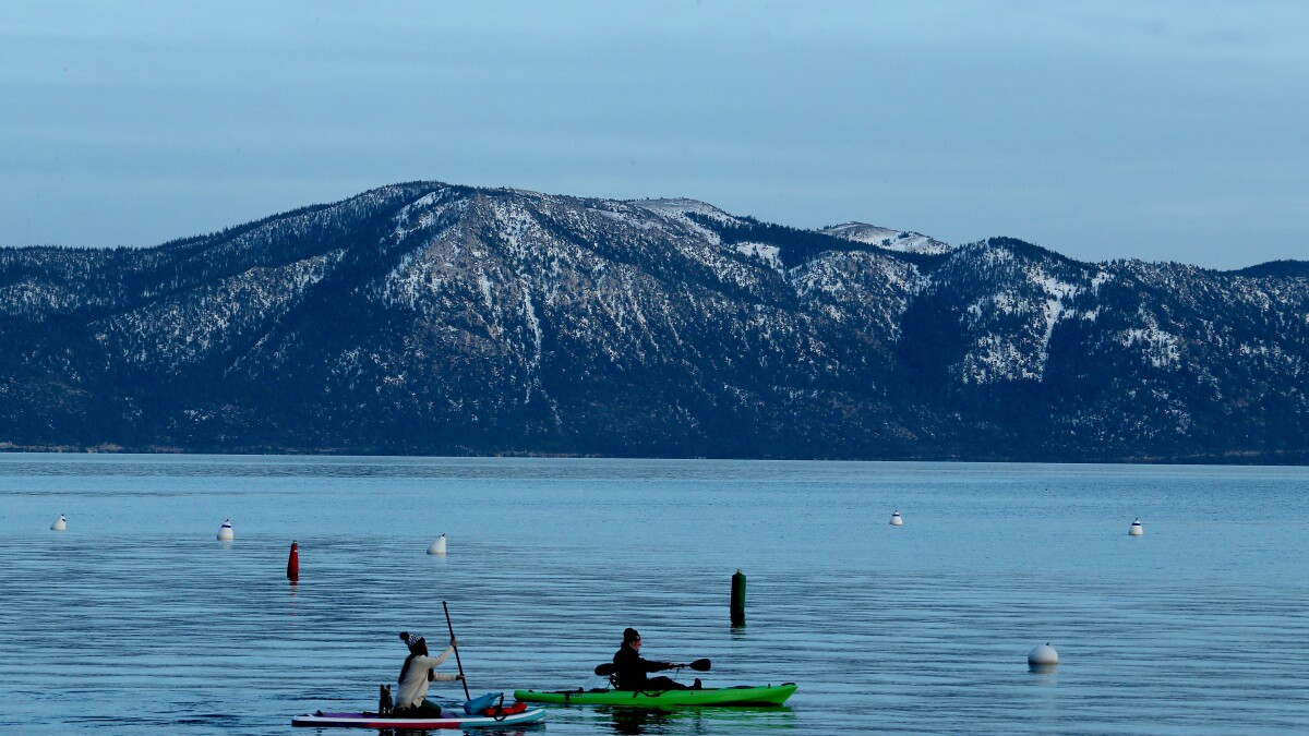 As Tahoe Partly Reopens Some Cheer Others Wary Of Covid 19 Los Angeles Times