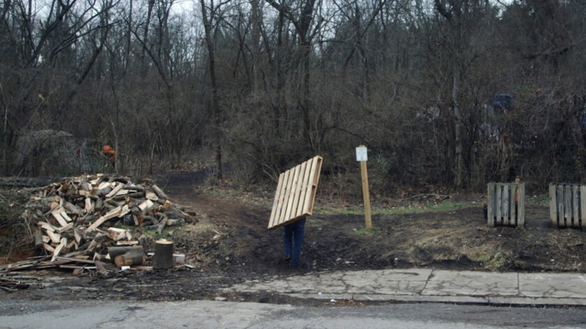 A scene from the documentary "Saint Cloud Hill."