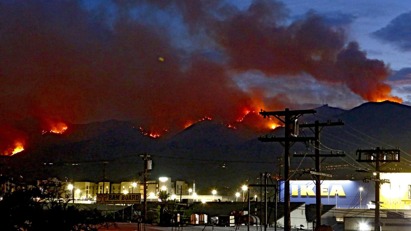 Photo Gallery: La Tuna Fire rages on above Burbank and Glendale in the Verdugo Hills on day 2