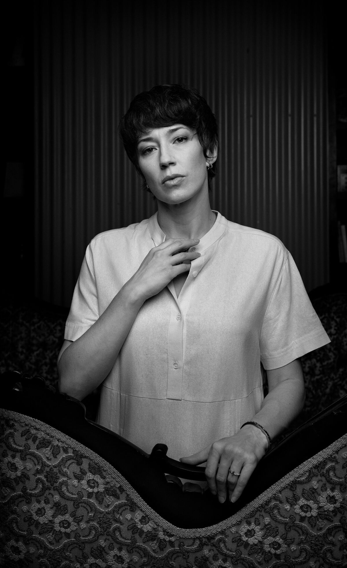Carrie Coon, photographed at China Blue in New York.