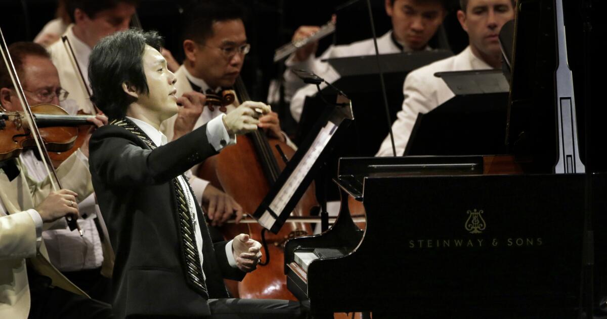 Review: Pianist Yundi leads with quiet force at Disney Hall