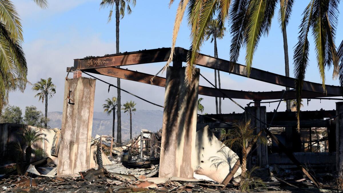 Aurora Vista del Mar Hospital in Ventura was destroyed in the 2017 Thomas fire. It has since been reopened.