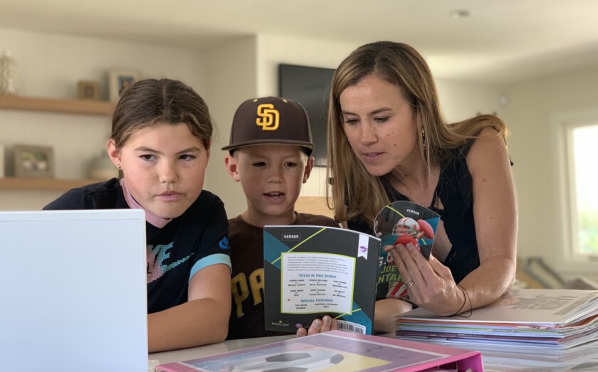 Jenny Pieratt has helped daughter Mikayla and son Landon engage in learning through their love of sports.
