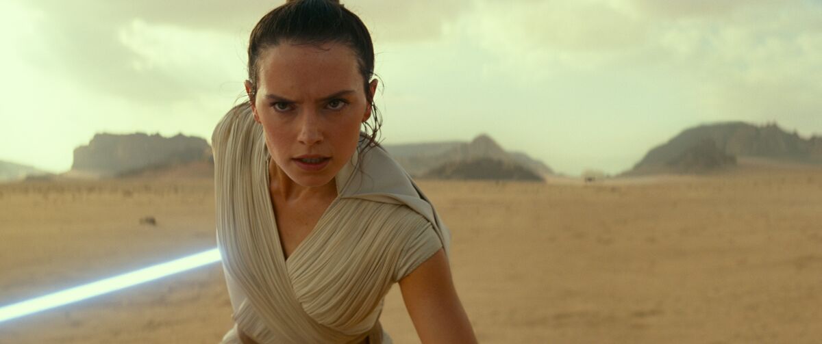 Daisy Ridley in "Star Wars: The Rise of Skywalker"