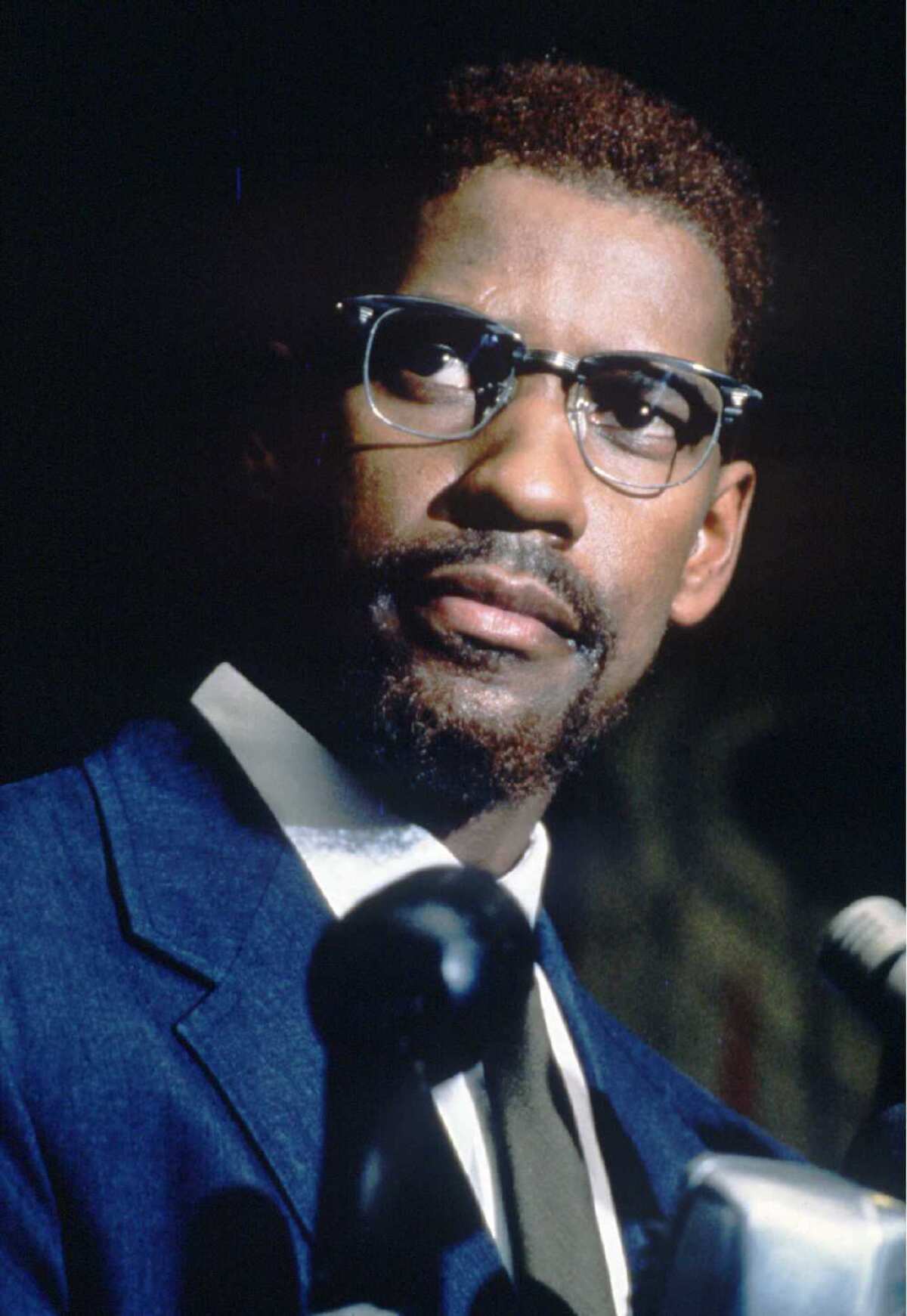 Denzel Washington as the title character in Spike Lee's defining film "Malcolm X."