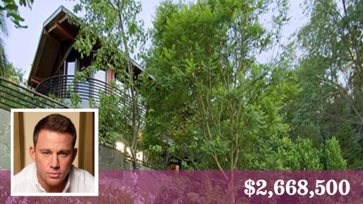 Actor Channing Tatum sold his house in Hollywood Hills for $2,668,500 in an off-market deal.
