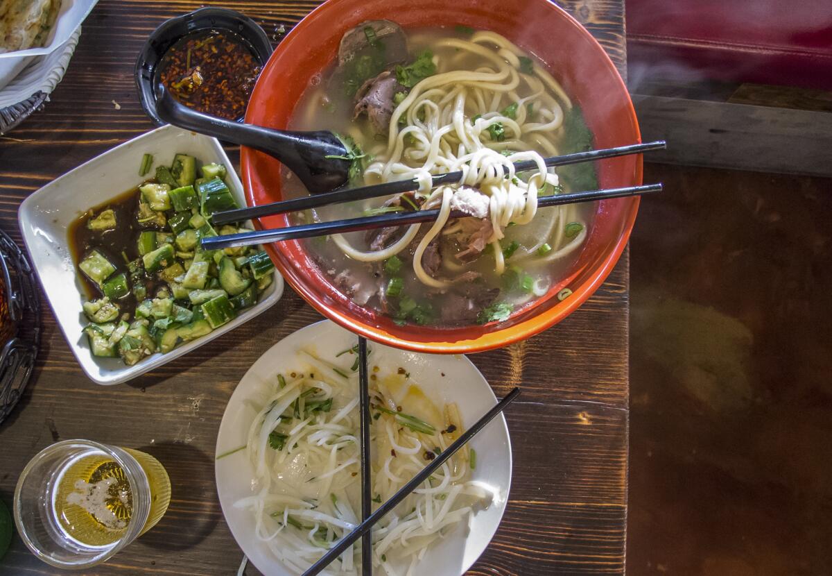 Hand-pulled noodles, or lamian, are the focus of the newly revamped China Tasty in Alhambra.