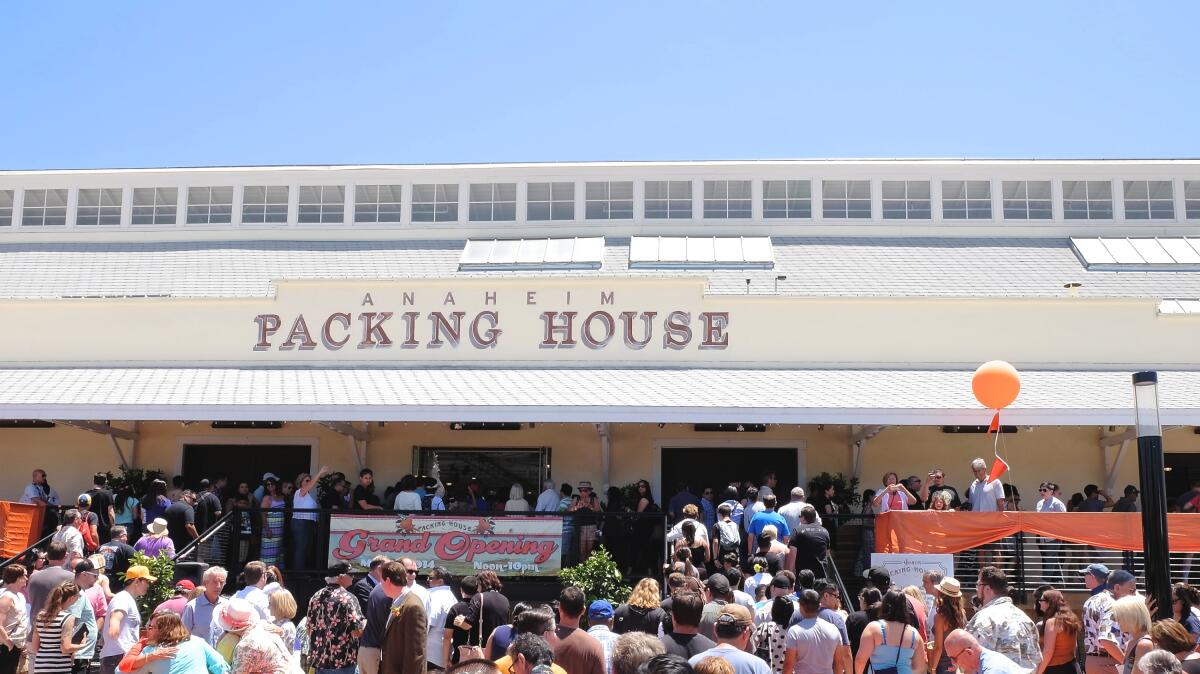 The Anaheim Packing House on opening day in 2014.
