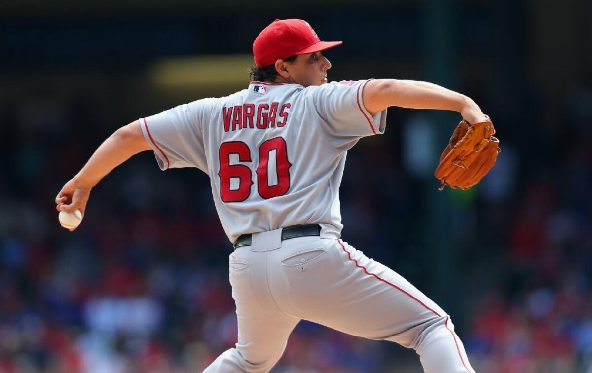 Jason Vargas went 9-8 with a 4.02 earned-run average for the Angels last season.