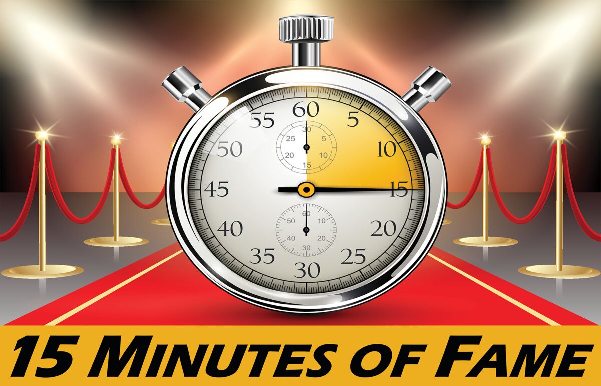 15 Minutes of Fame logo