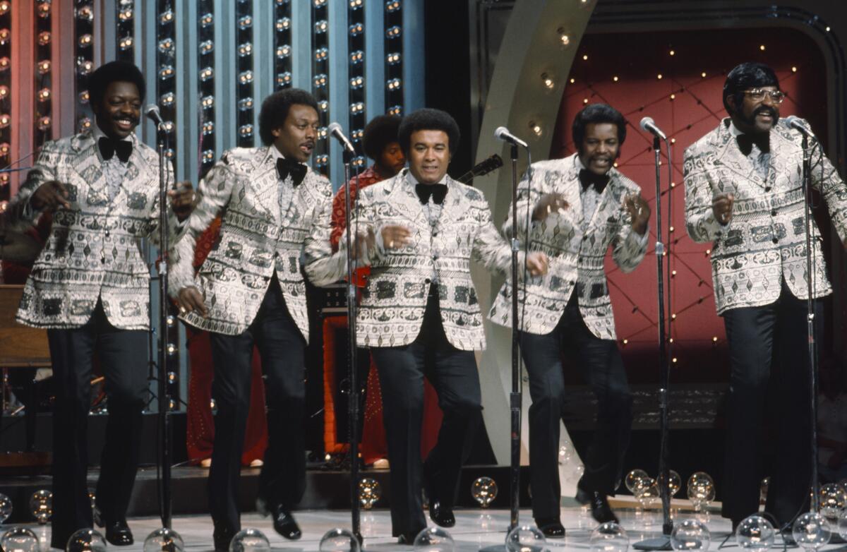 The Spinners are shown in the 1970s om "The Midnight Special" TV show