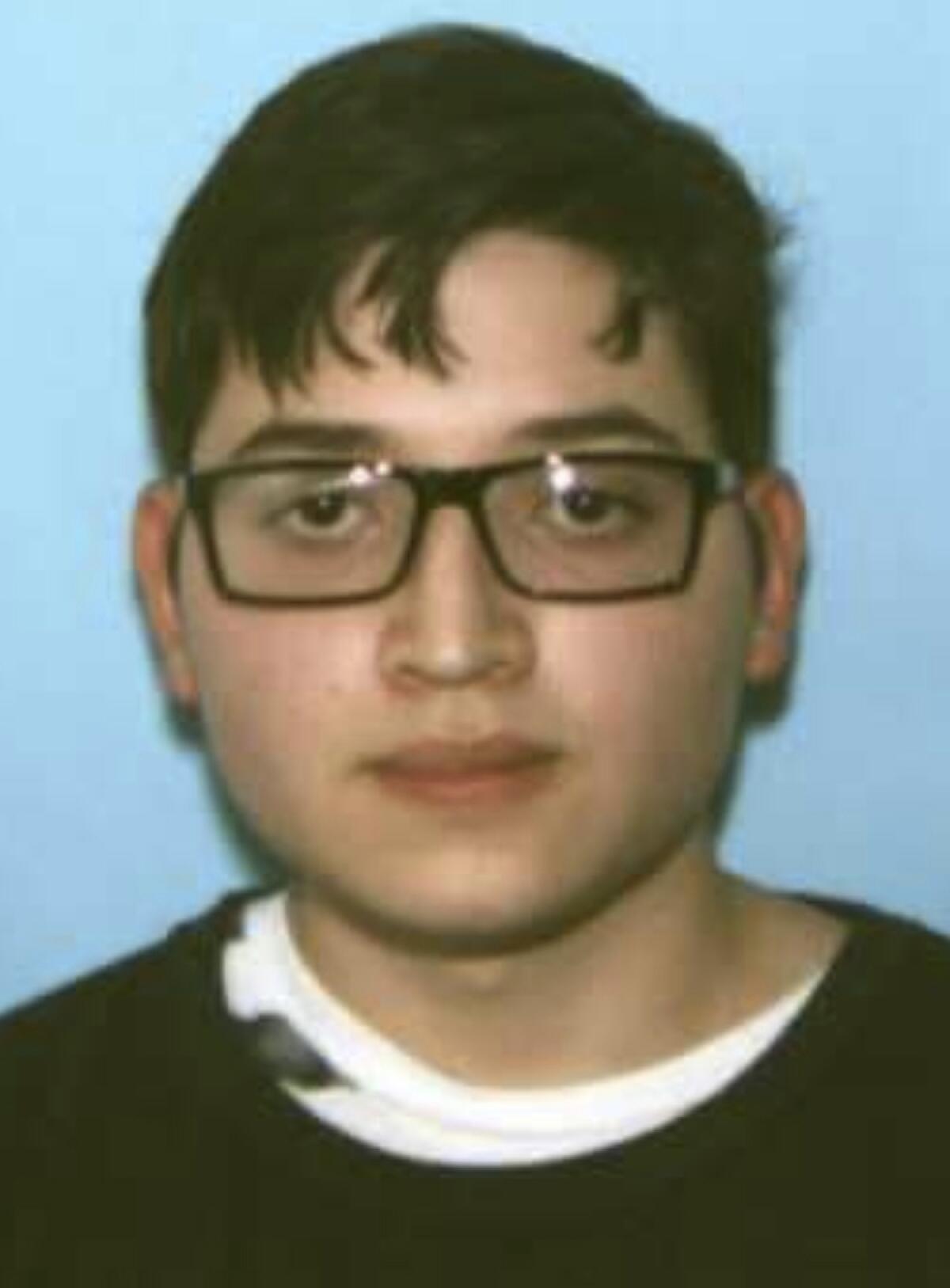 This image released but the Washington County, Md., Sheriff's Office, shows Joe Louis Esquivel, 23, of Hedgesville, W.Va., who was charged with murdering three co-workers at a Maryland machine shop as well as attempted murder and other charges, authorities said late Friday, June 10, 2022. (Washington County, Md., Sheriff's Office via AP)