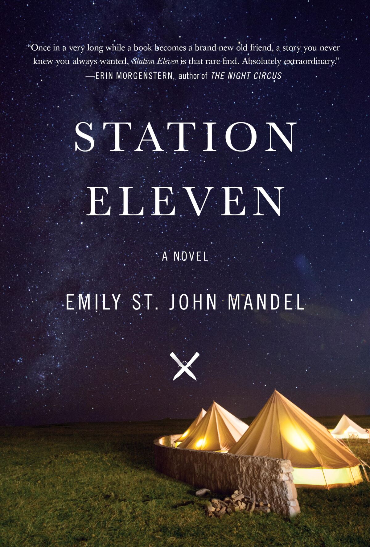 A book jacket for Emily St. John Mandel's "Station Eleven." Credit: Vintage
