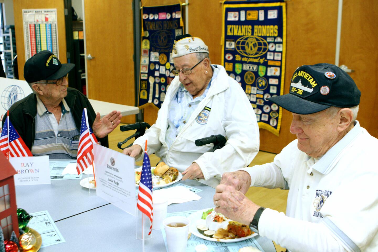 Photo Gallery: World War II Pearl Harbor survivor Jack Rogo speaks at Burbank Kiwanis meeting