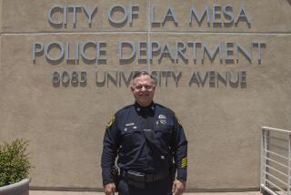 La Mesa, CA - June 30: La Mesa Police Chief Ray Sweeney at the La Mesa Police Department in La Mesa, CA. (Brittany Cruz-Fejeran / The San Diego Union-Tribune)
