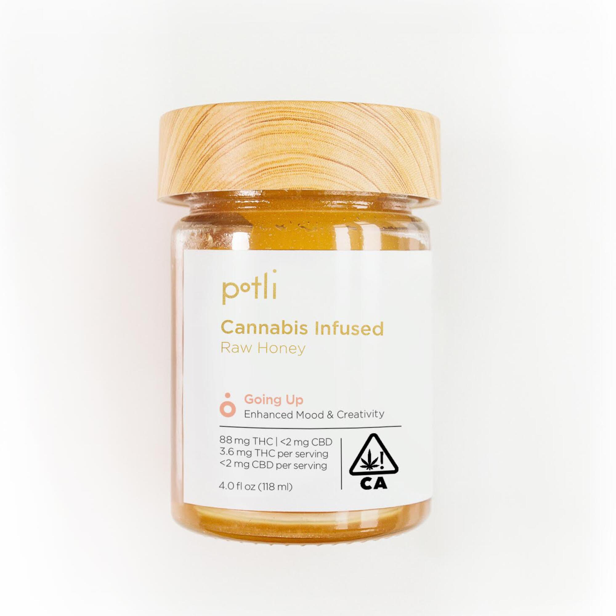 Going Up Cannabis-infused honey from Potli.