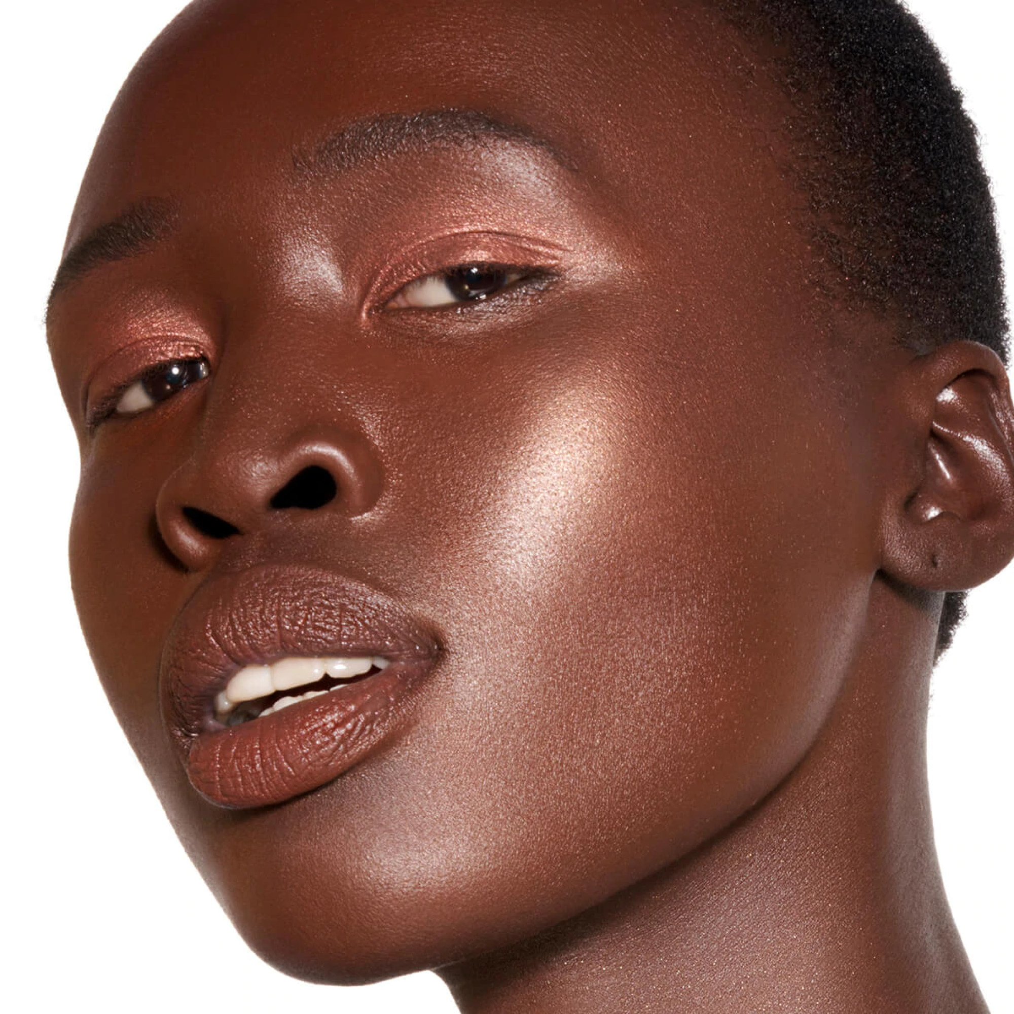 Photo of woman wearing Danessa Myricks Beauty, Light Work Palette II.