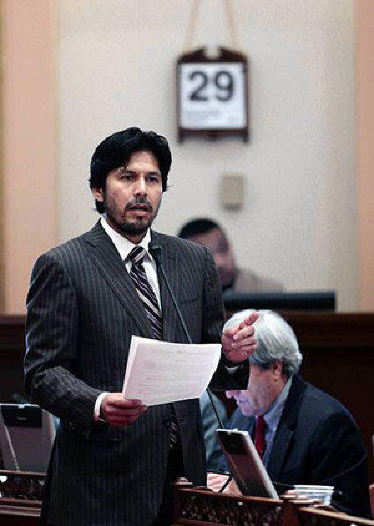 California state Sen. Kevin de Leon (D-Los Angeles) was the principal author of the bill to overhaul the state's workers' compensation system.