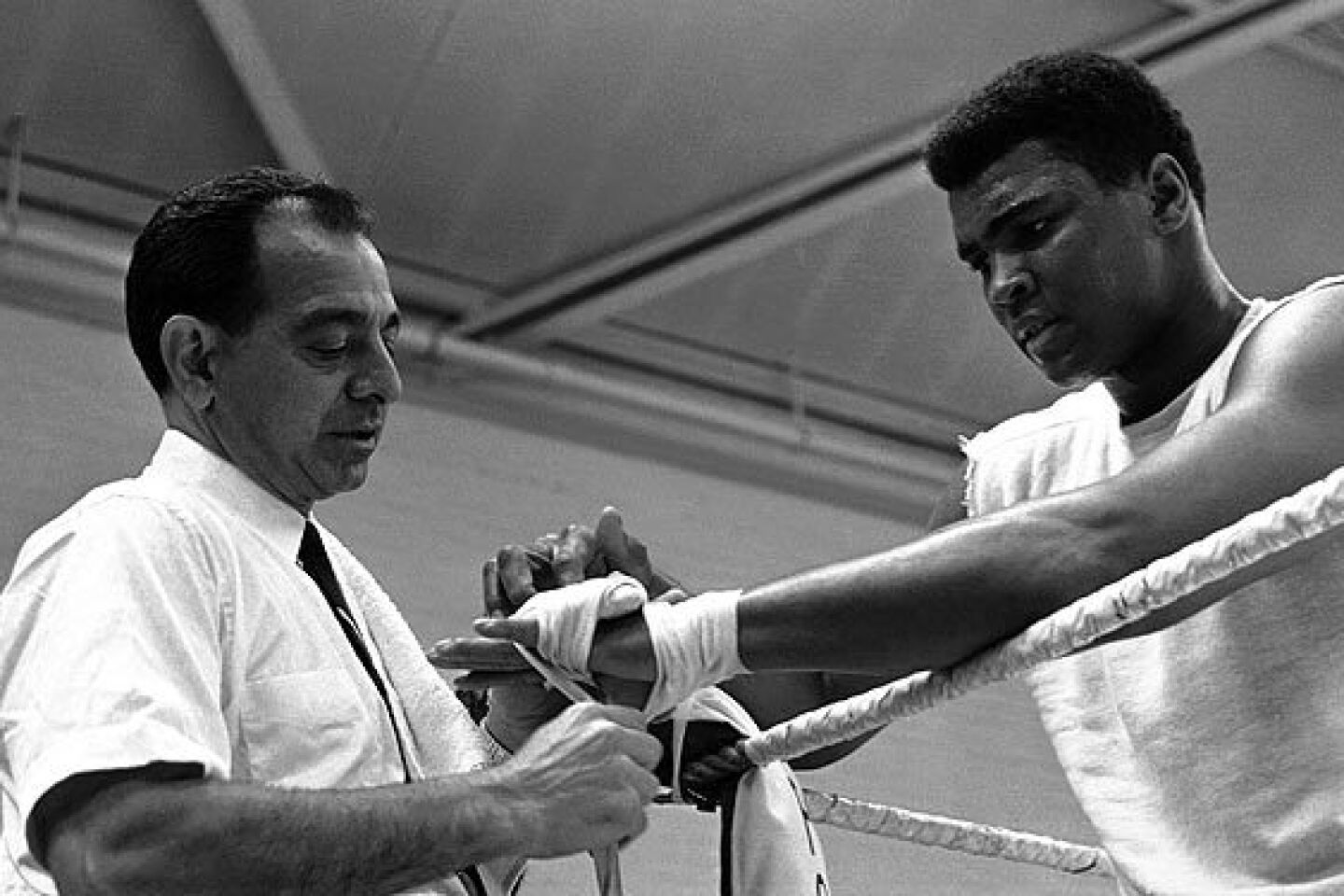 Angelo Dundee and Muhammad Ali
