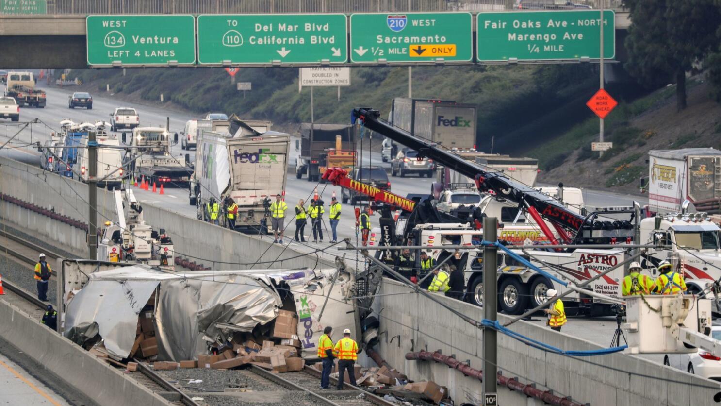 210 fwy accident today