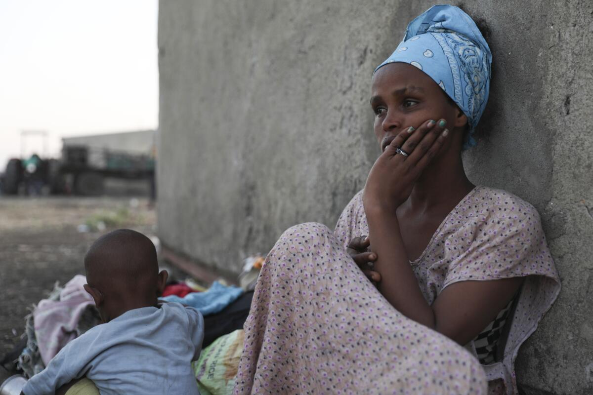 Ethiopian refugees in eastern Sudan