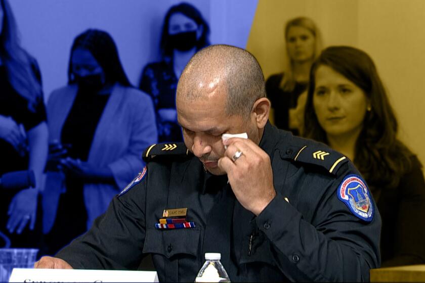 Officers relive the hours-long fight with rioters in testimony to the House committee investigating the Jan. 6 Capitol attack.