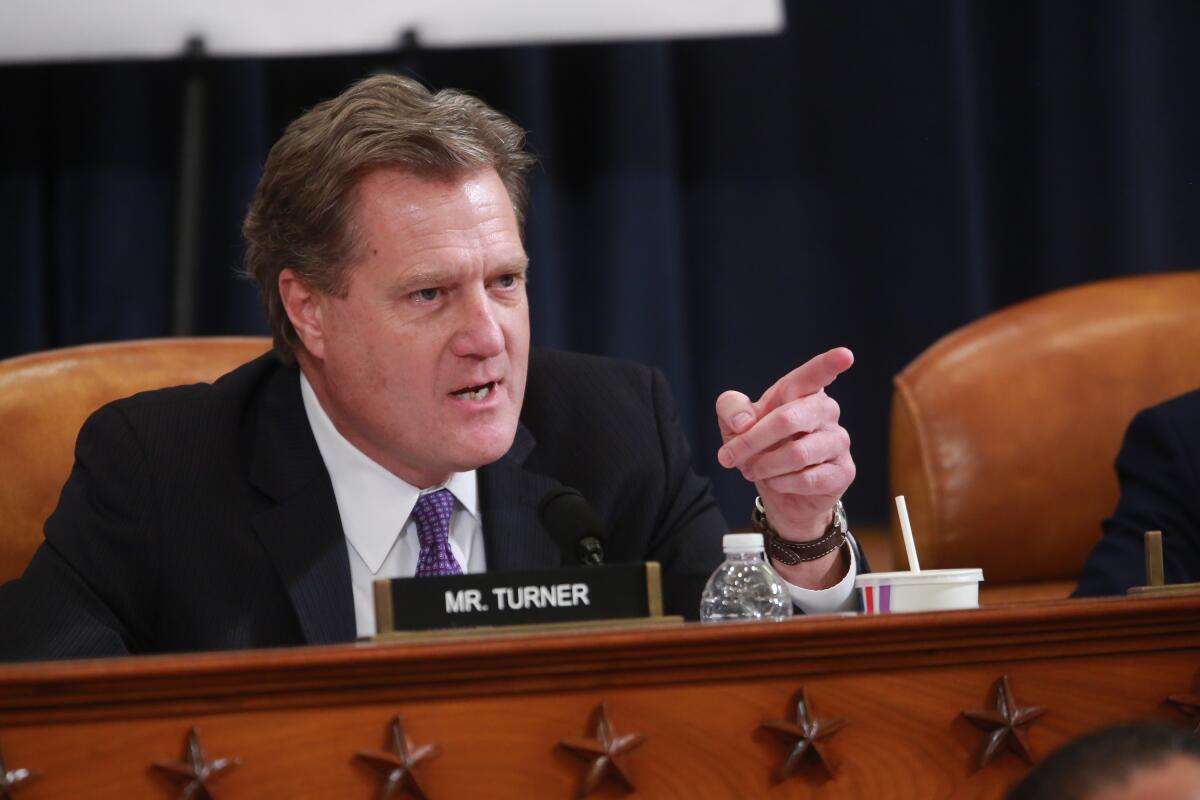 Rep. Michael R. Turner (R-Ohio) questions Gordon Sondland.