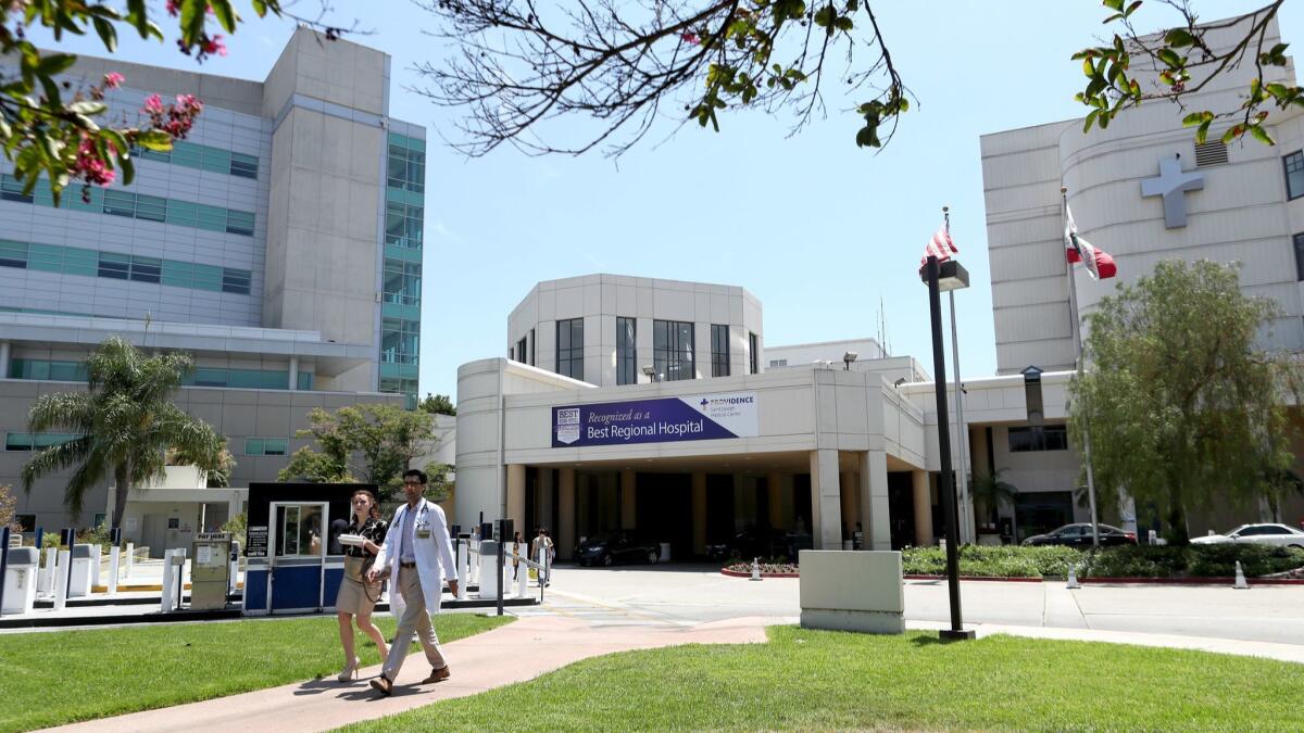 Providence St. Joseph Medical Center in Burbank was recognized as a top hospital by U.S. News and World Report on Tuesday. Adventist Health Glendale in Glendale also received high marks.