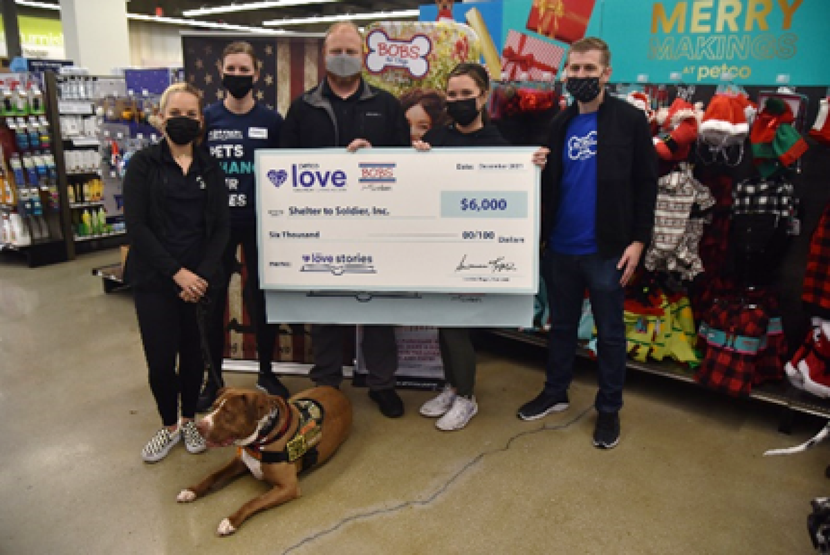 National nonprofit Petco Love invests in Shelter to Soldier to save
