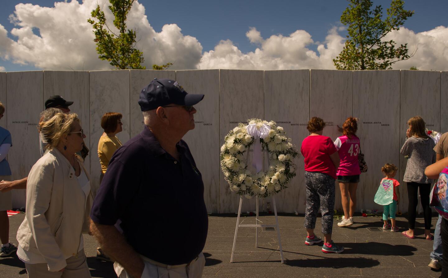 Wall of Names at the Flight 93 National Memorial in Shanksville, Pa.