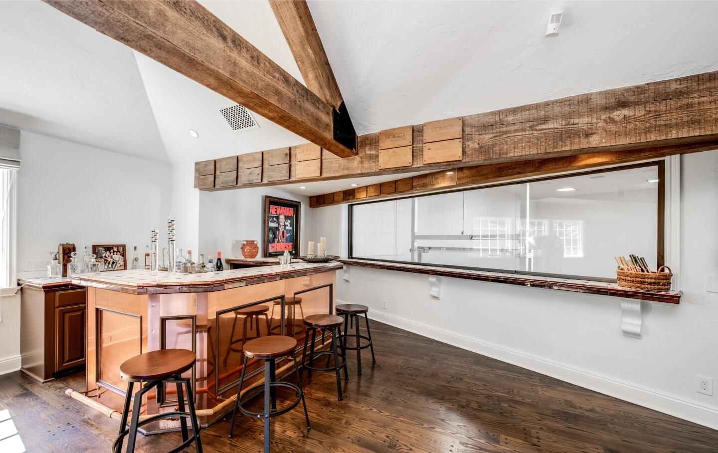 The bar.