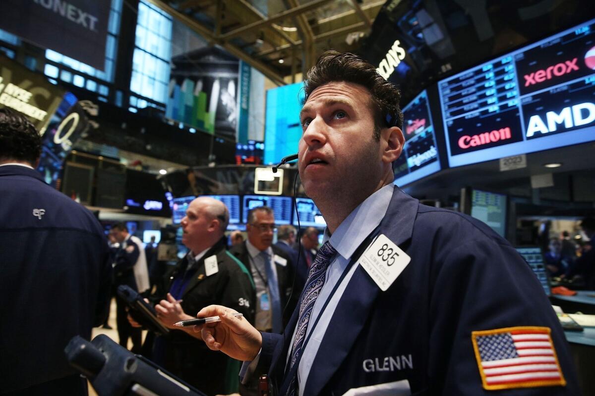 High levels of cortisol, the stress hormone, may contribute to the risk aversion and "irrational pessimism" found among bankers and fund managers during financial crises, according to a new study. The photo shows the New York Stock Exchange.