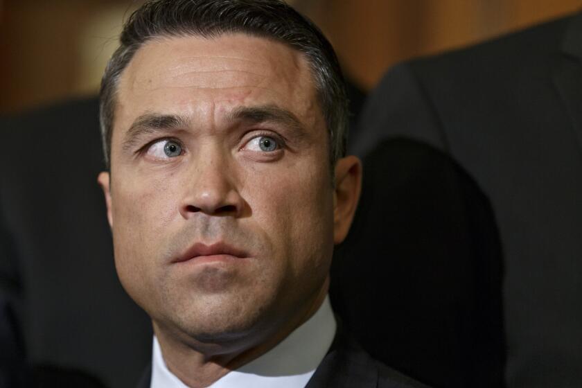 Rep. Michael Grimm joins Republican colleagues at a May 29 Capitol event calling for reforms in Veterans Administration.