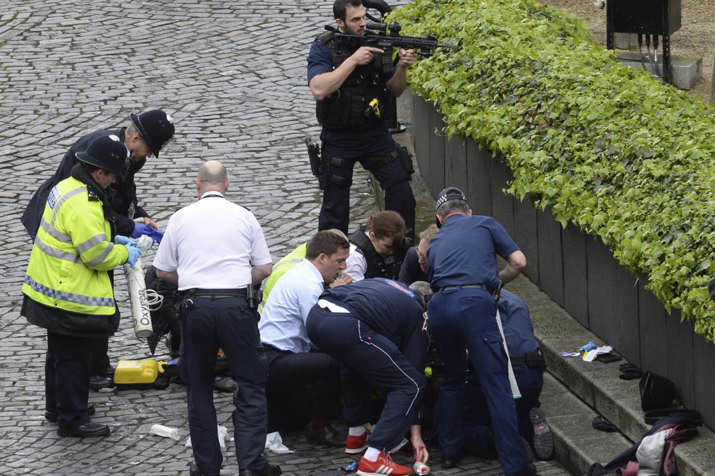Terror attack in London near Parliament