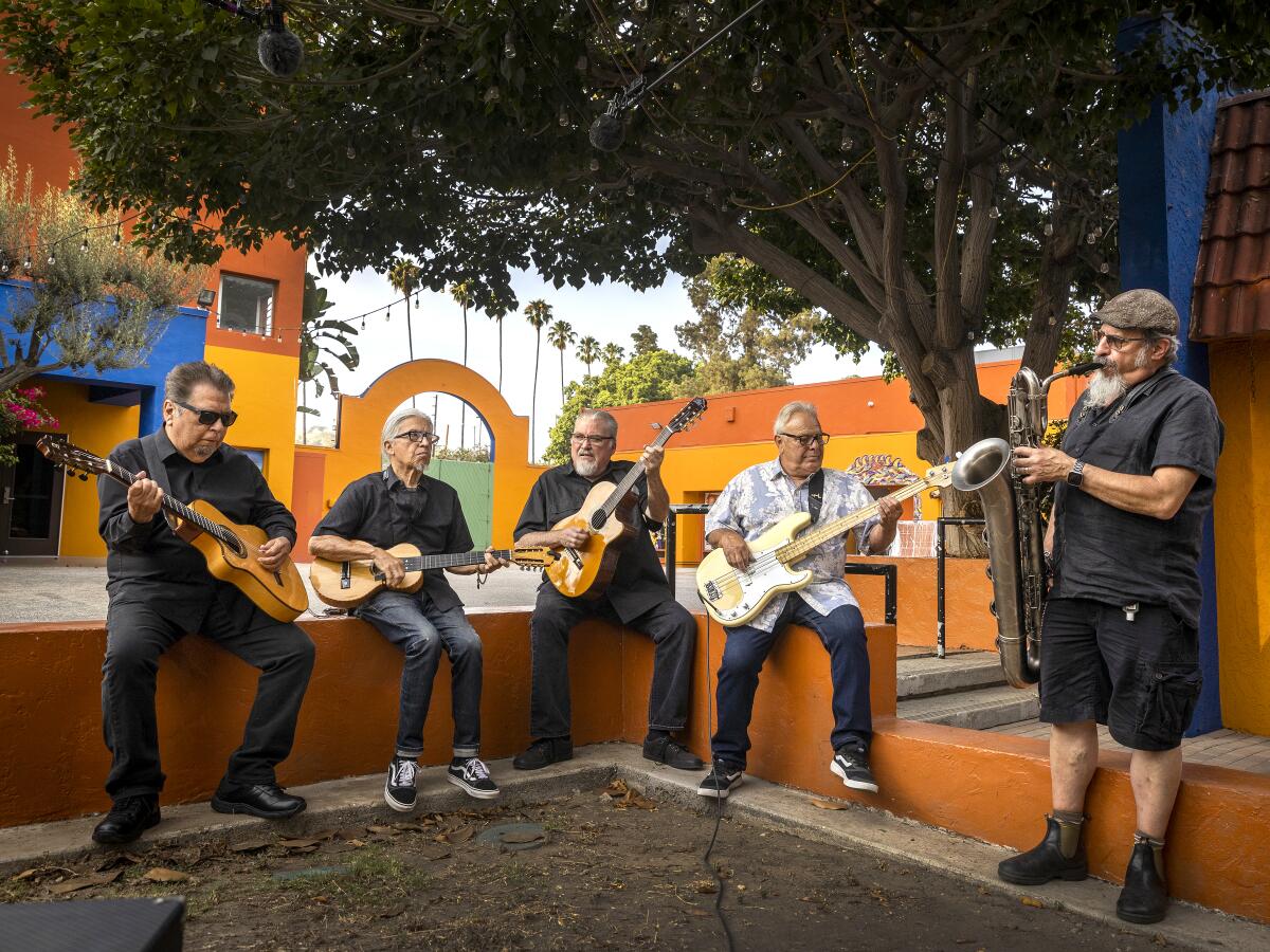 Los Lobos at Plaza de la Raza on Thursday, July 22, 2021 in Los Angeles, CA. 