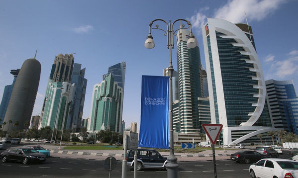 Doha, the capital of Qatar, was a controversial choice for the latest U.N. climate conference as the tiny Persian Gulf emirate has one of the highest per capital levels of greenhouse gas emissions. Some, though, expect the oil-rich gulf states to make significant investments in clean energy projects.