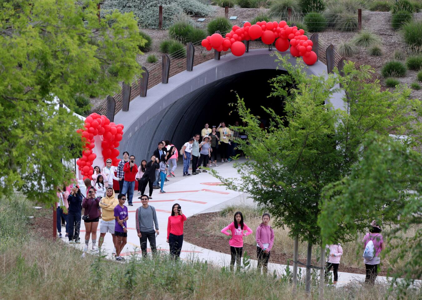 Photo Gallery: Irvine celebrates Great Park Trails grand opening with high-fives