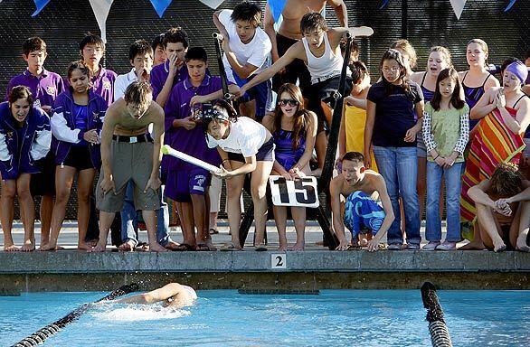 Blind swimmer