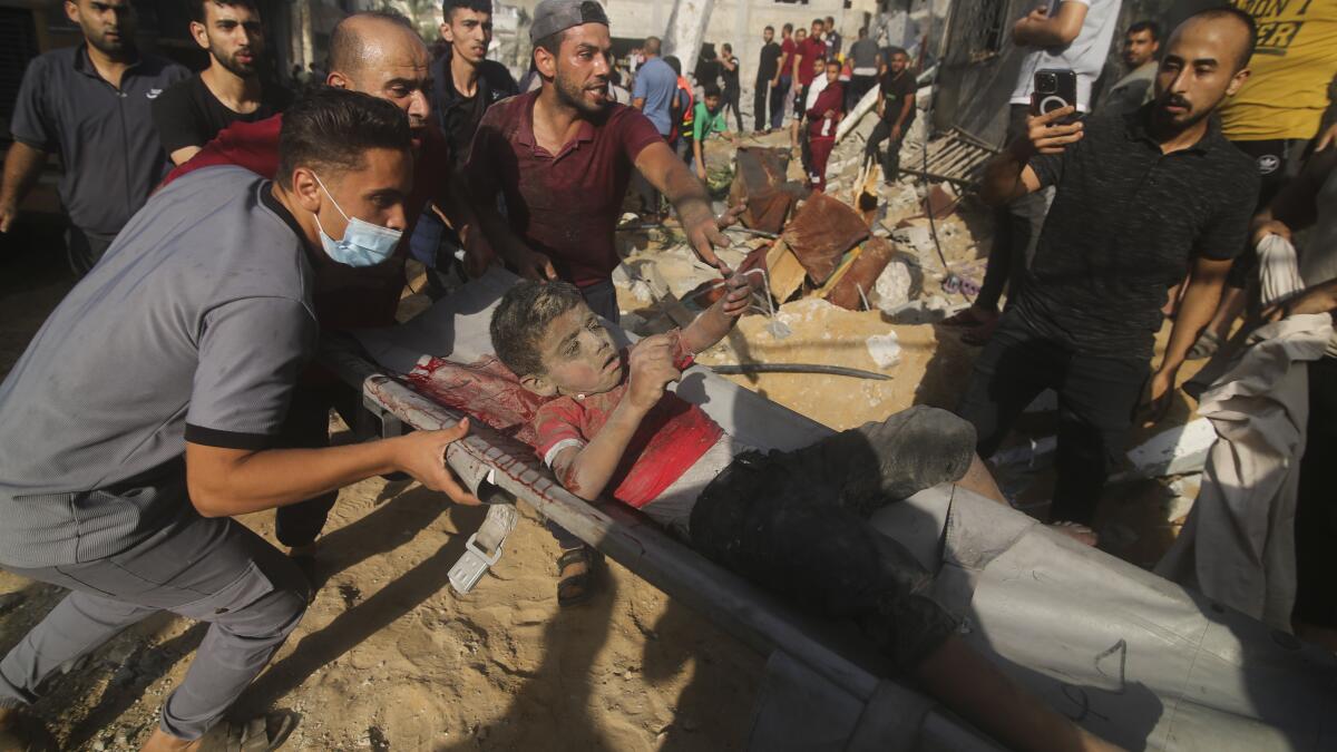 Amid criticism, Biden administration makes plea for civilians trapped in Gaza under Israeli bombardment