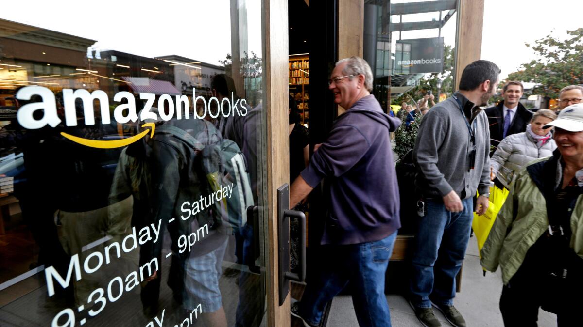 Amazon Books in Seattle. The company is planning another brick-and-mortar shop in Tigard, Ore., about 10 miles from the Powell's Books flagship store in downtown Portland.