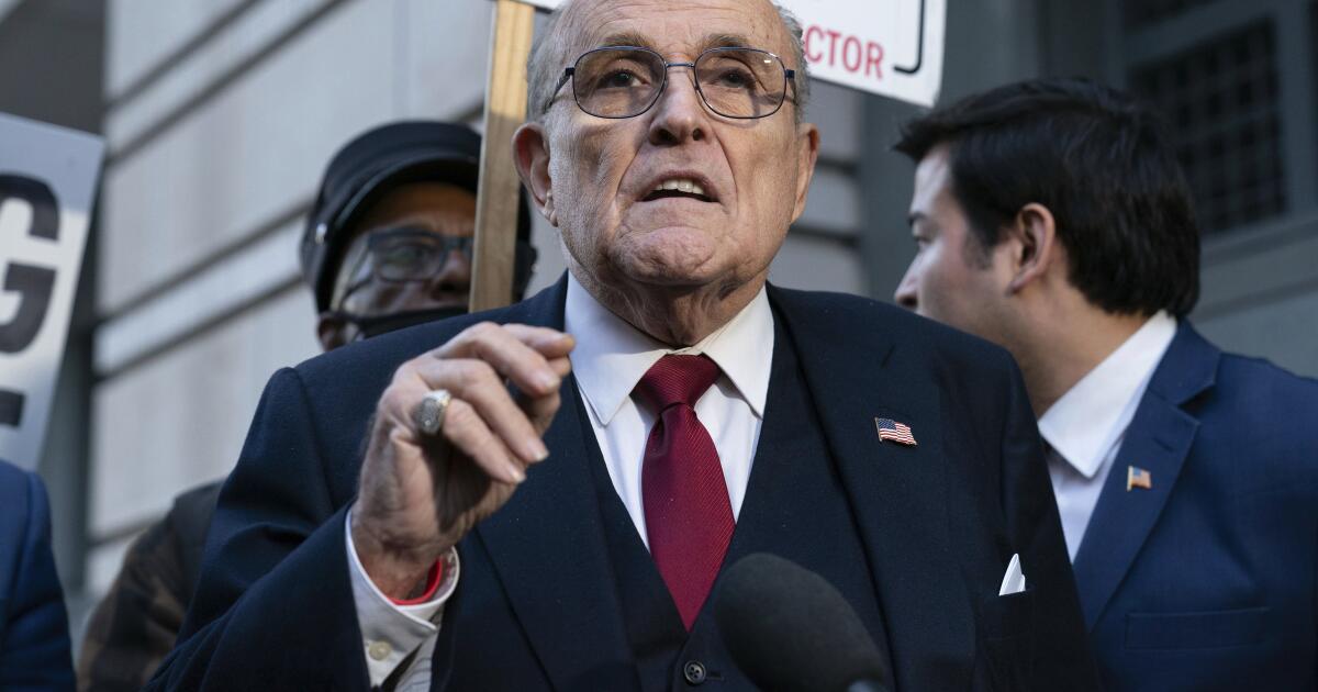 Giuliani disbarred in N.Y. as court finds he repeatedly lied about Trump’s 2020 election loss