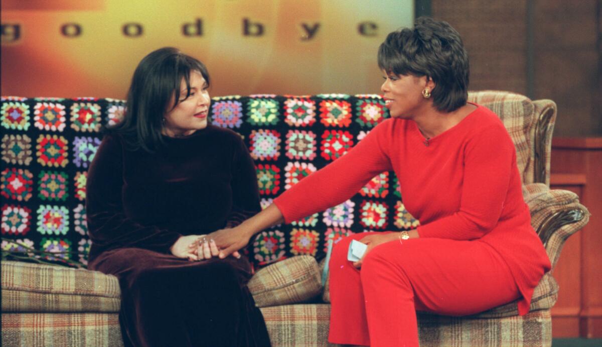 Barr during a 1997 appearance on "The Oprah Winfrey Show."