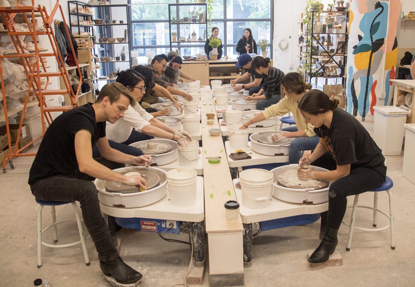Still Life Ceramics at Row DTLA offers ceramics classes as well as finished products.