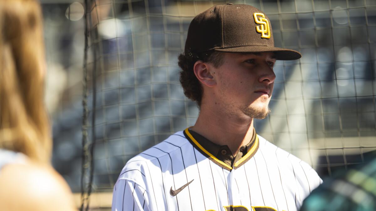 Suited and booted, just ready to rock”: Padres prospect Chris