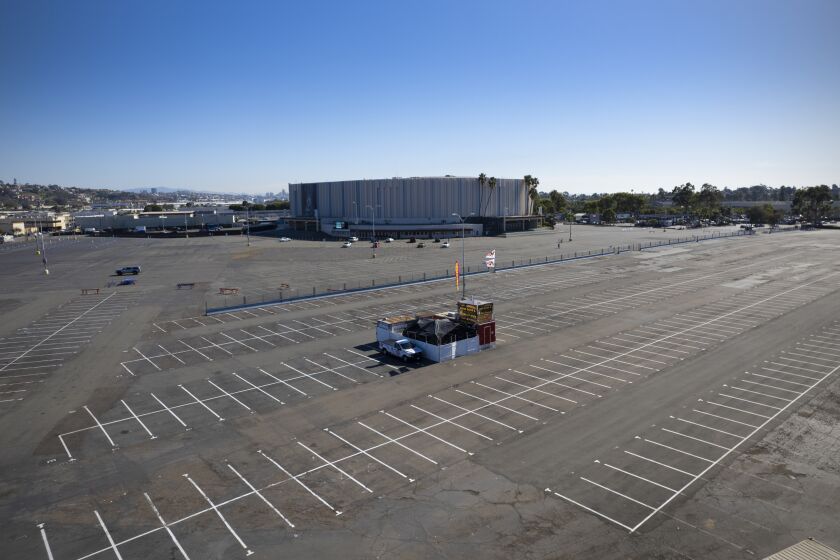 San Diego, CA - January 26: The Pechanga Arena on Wednesday, Jan. 26, 2022 in San Diego, CA., where five teams are competing to redevelop the property. (Nelvin C. Cepeda / The San Diego Union-Tribune)